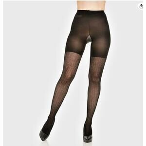Assets by SPANX Wishbone Shaping Tights Black Size 2 – NEW Slimming Control